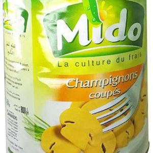 Champignons Coupés Mido 800g
