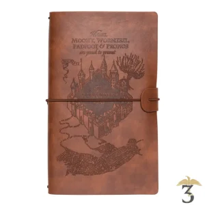 Carnet de voyage carte du maraudeur