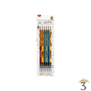 Crayon graphite hb + gomme x6