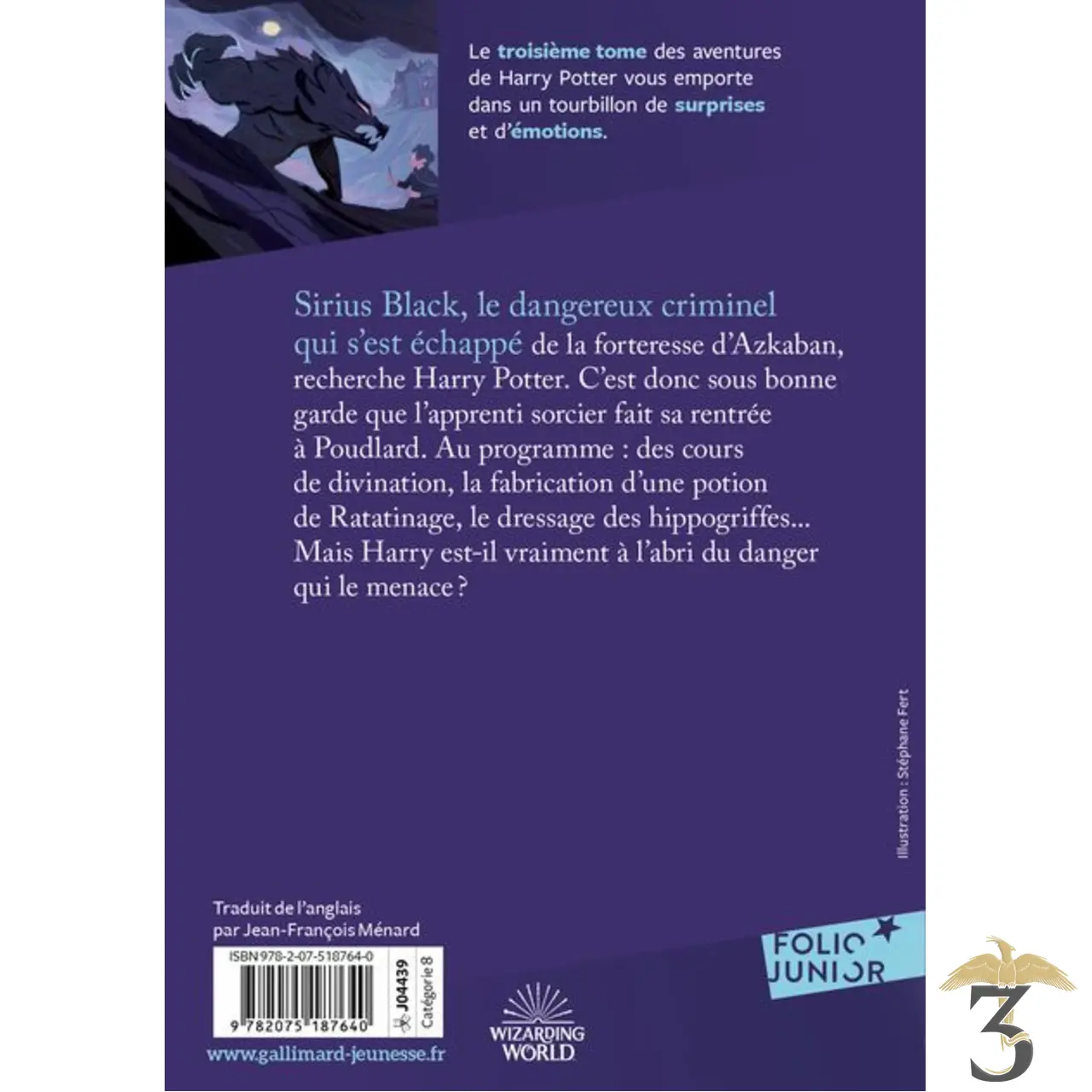 Harry potter tome 3 – harry potter et le prisonnier d’azkaban (de poche) – Image 2